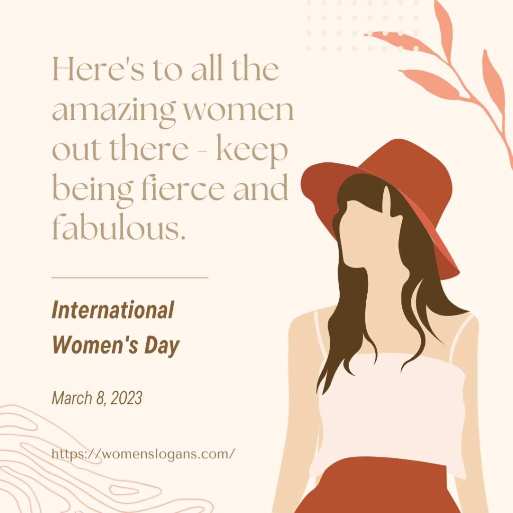International Women's Day Quote and Greeting - Women Slogans